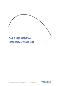 BlackBerry-无线应用平台