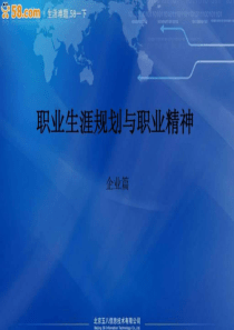 1销售人员的职业生涯规划与职业精神