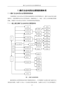7煤矿企业本质安全管理保障体系