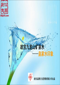 b故宫九龙山矿泉水策划方案