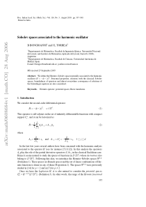 Sobolev spaces associated to the harmonic oscillat