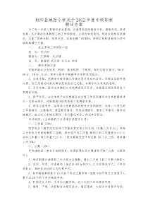 关于2009年度奖励性绩效工资分配方案