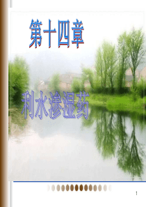 n第十四章利水渗湿