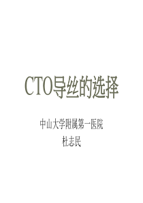 CTO导丝