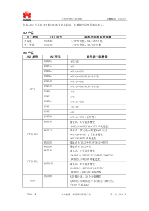 华为xPON产品手册V1.1