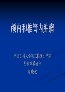 颅内和椎管内肿瘤