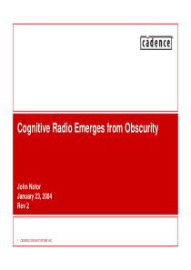 认知无线电技术原理介绍