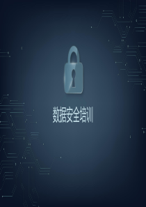 数据安全管理培训材料