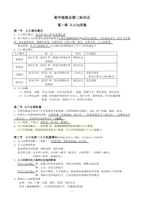 高中地理必修二湘教版-知识点总结