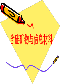 《含硅矿物质与信息材料》