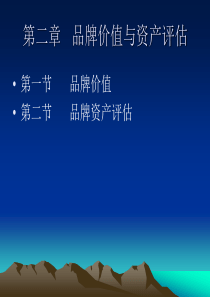 第二章   品牌价值与资产评估