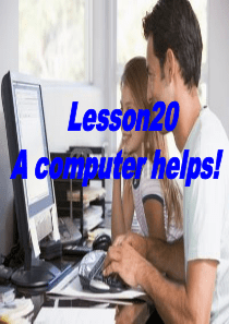 冀教英语八下Lesson_20_A_computer_helps课件