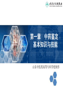 中药鉴定基本知识与技能