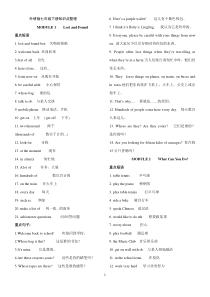最新外研版七年级英语下册知识点整理