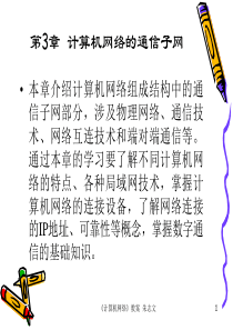 第3章计算机网络的通信子网