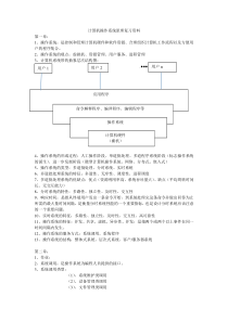 计算机操作系统原理复习资料