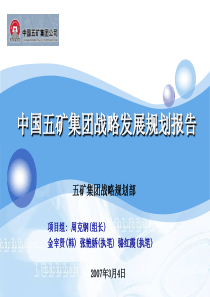 五矿战略分析案例