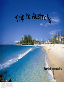澳大利亚旅游英语ppt