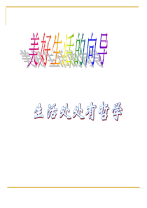 生活处处有哲学 课堂教学大赛一等奖获奖课件(30张)