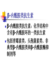 68β-内酰胺类抗生素