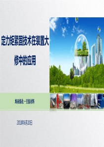 定力矩紧固技术在大修中的应用