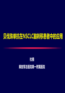 05_贝伐珠单抗在NSCLC脑转移患者中的应用_杜楠教授