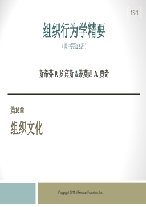 第16章 组织文化
