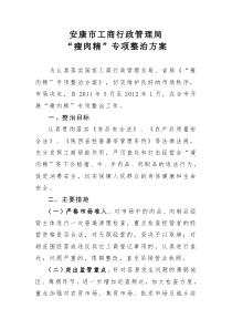 “瘦肉精”专项整治方案