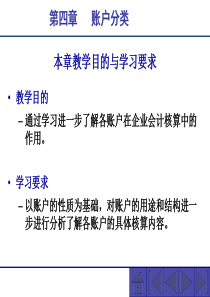 第四章账户分类