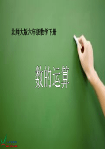 运算的意义北师大版数学六年级下总复习《运算的意义》课件