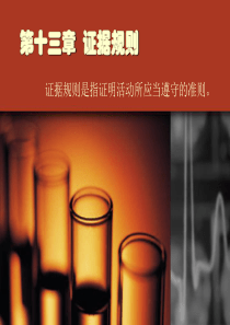 人大刑诉法课件7.证据规则
