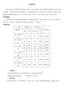高考总复习代词讲解