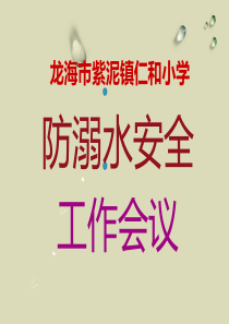 安全会议模板