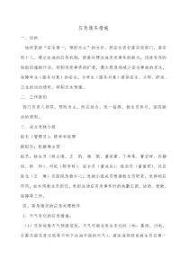 游泳培训应急服务措施