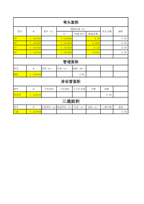管件面积计算公式