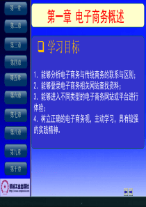 电子商务概论与实训教程教学课件第1章