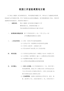 校园工作室组建策划方案