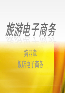 旅游电子商务 第四章