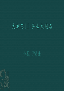 太湖石11-弁山太湖石