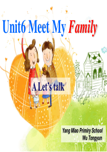 Meet-my-family--A-Lets-talk--开课