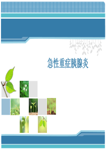 急性重症胰腺炎护理查房