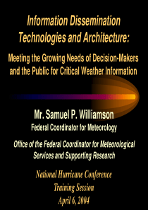 Office of the Federal Coordinator for Meteorology 