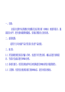 DFMEA操作指示