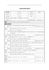 通信行业-省公司工会-副主席岗位说明书