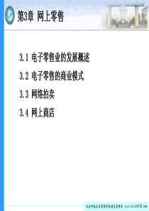 汪勇电子商务概论ch3_网上零售
