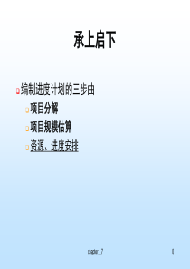 第七章软件项目进度计划