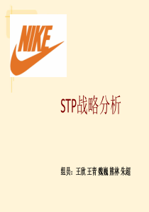 耐克公司STP战略分析