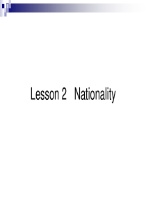 nationality国家和国籍英文课课件