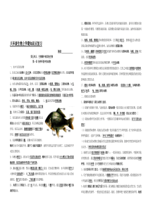 最新人教版-八年级-生物-上册-知识点归纳-完美版