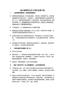 温州惠特鞋业电子商务拓展方案